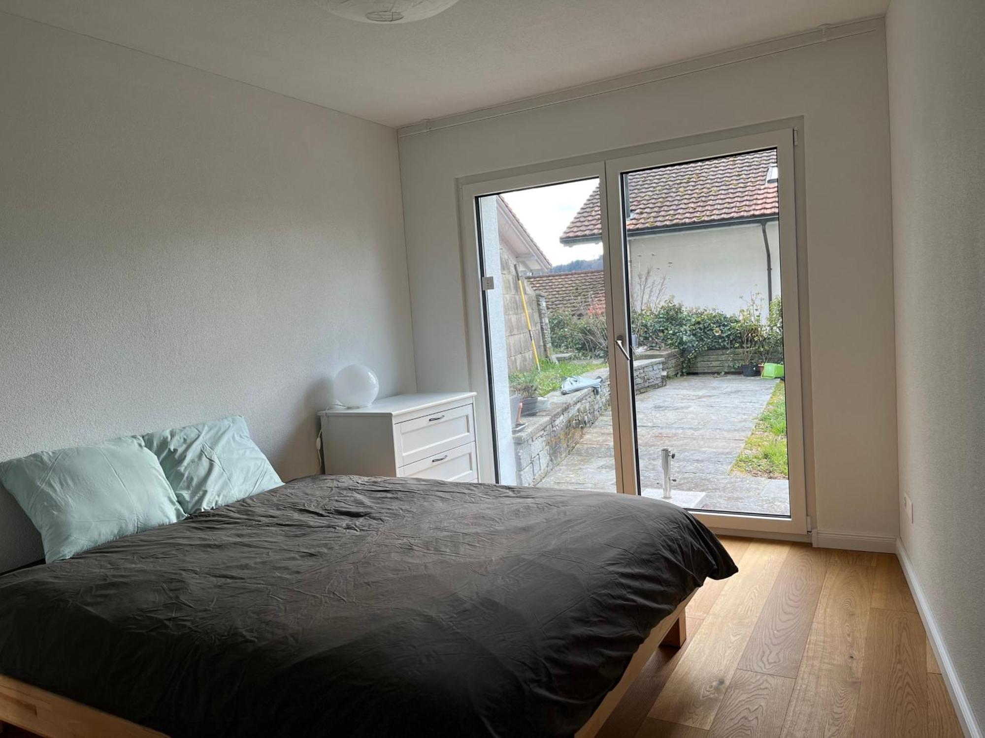 Gartenwohnung Im Modernen Stil Unterkulm Exterior foto